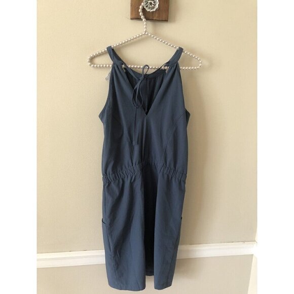 Kyodan Outdoor Womens Size XS Blue Sleeveless Dress Elastic Waist Pockets - Picture 3 of 5
